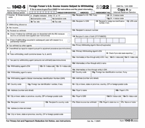 What is Form 1042S? Tax reporting for foreign contractors  Trolley