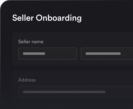 Onboarding des vendeurs