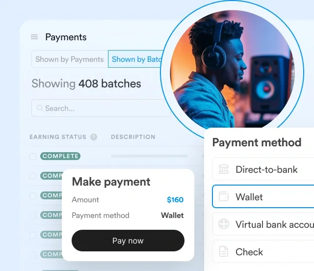 Run payouts at scale