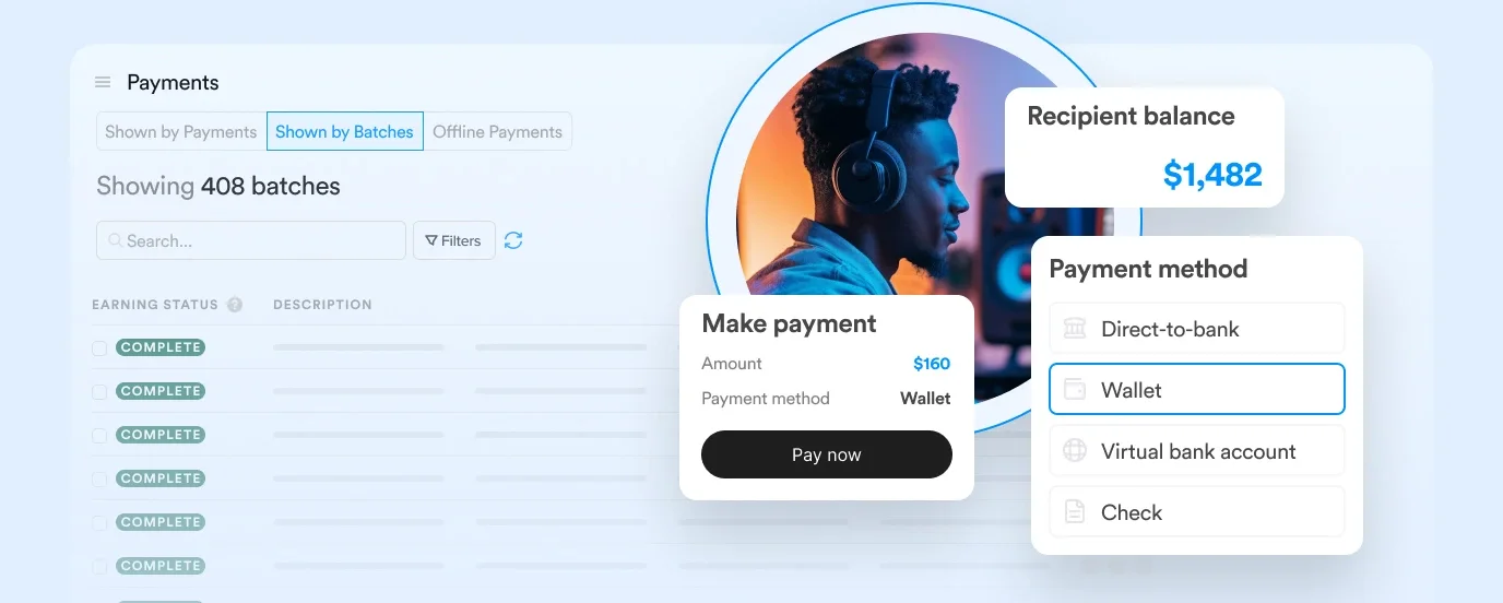 Run payouts at scale