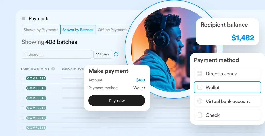 Run payouts at scale